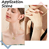 SUNNYCLUE 90Pcs 3 Colors Alloy Screw Clasps FIND-SC0012-06-5