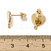 Ion Plating(IP) 304 Stainless Steel Studs Findings STAS-I206-53G-3