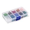 300Pcs 10 Colors Glass Beads Strands EGLA-YW0003-27-6