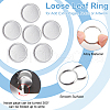 BENECREAT 11Pcs Alloy Cabochon Settings FIND-BC0013-53P-01-4