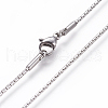 Non-Tarnish 304 Stainless Steel Coreana Chain Necklaces NJEW-L160-007P-1