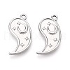 304 Stainless Steel Pendants STAS-T065-04P-1