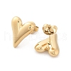 304 Stainless Steel Stud Earrings EJEW-H115-31G-2