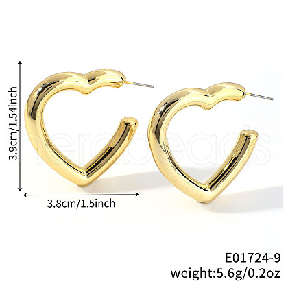 Geometric Shiny Plastic Stud Earrings FD4896-9-1