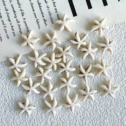 Synthetic Howlite Beads G-V001-001A-1