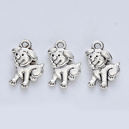 Tibetan Style Alloy Pendants TIBE-R316-012AS-RS-1