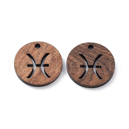 Walnut Wood Laser Cut Pendants WOOD-Q051-06K-1