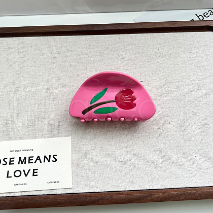 Cellulose Acetate Claw Hair Clips PW-WGEB333-06-1