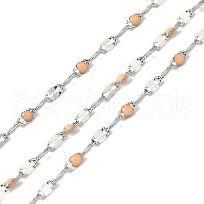 304 Stainless Steel Dapped Chains CHS-H036-01P-06-1