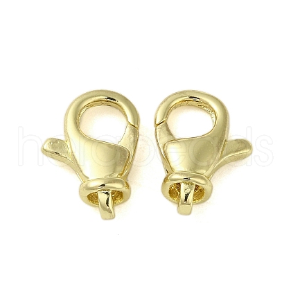 Brass Lobster Claw Clasps KK-B089-30G-1