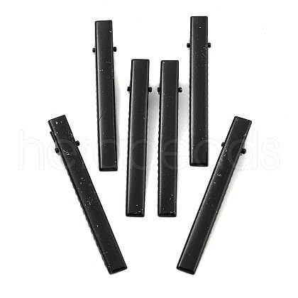 (Defective Closeout Sale: Scratch)Iron Alligator Hair Clips Findings PHAR-XCP0001-25C-1
