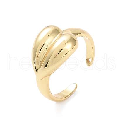 Brass Cuff Finger Rings RJEW-H227-01G-01-1