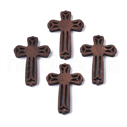 Natural Wood Cabochons X-WOOD-R266-01-1