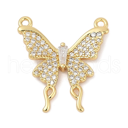 Brass Micro Pave Cubic Zirconia Pendants KK-U058-49G-1