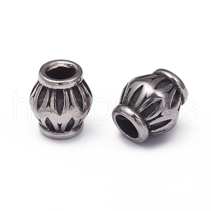 304 Stainless Steel European Beads STAS-G220-21AS-1