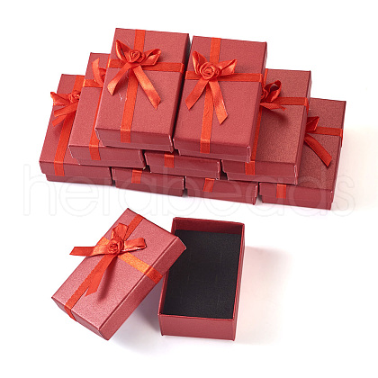 Cardboard Paper Jewelry Set Boxes AJEW-TAC0035-03A-1