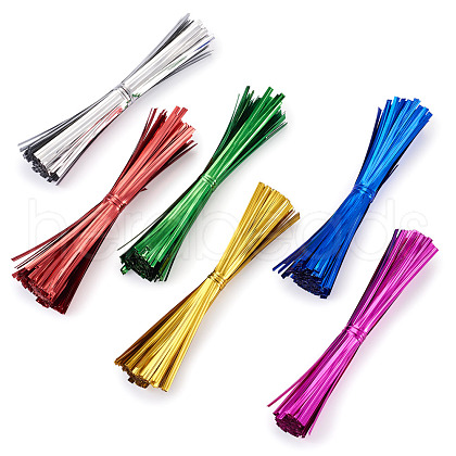 Plastic Wire Twist Ties AJEW-TA0017-17B-1
