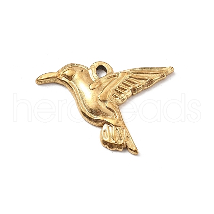 304 Stainless Steel Pendants STAS-I334-09G-1
