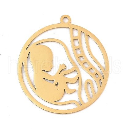 304 Stainless Steel Pendants STAS-Z109-22G-1