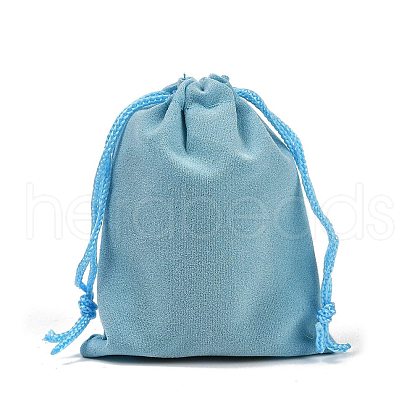 Velvet Cloth Drawstring Bags TP-C001-70X90mm-3-1