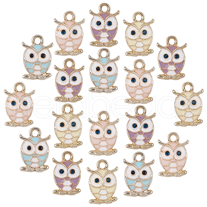 SUNNYCLUE Alloy Enamel Pendants ENAM-SC0001-46LG-1