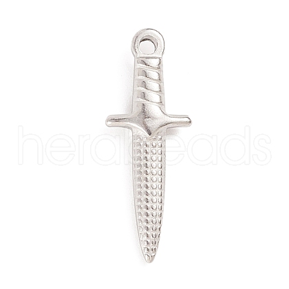 304 Stainless Steel Pendants STAS-YW0002-22-1