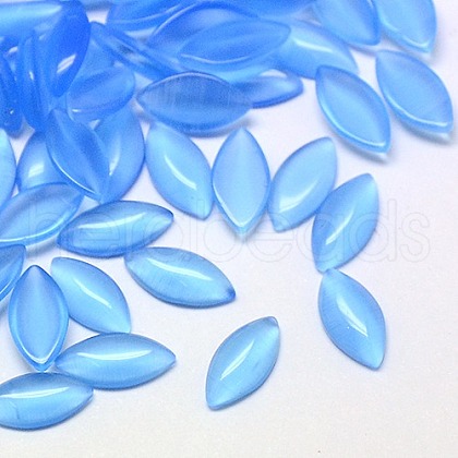 Cat Eye Cabochons CE-J004-5x10mm-28-1