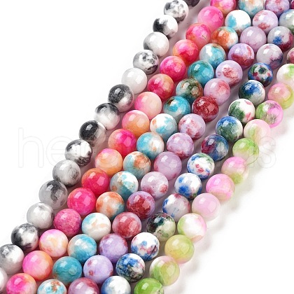 Natural Persian Jade Beads Strands G-D434-12mm-M-1