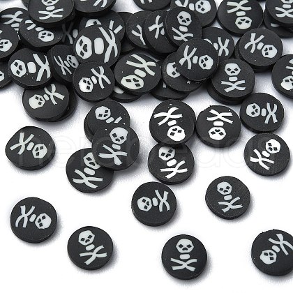 Halloween Theme Handmade Polymer Clay Cabochons CLAY-M005-23-1