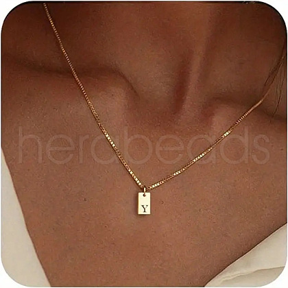 304 Stainless Steel Box Chain Necklaces FS-WG1FEB4-01-1