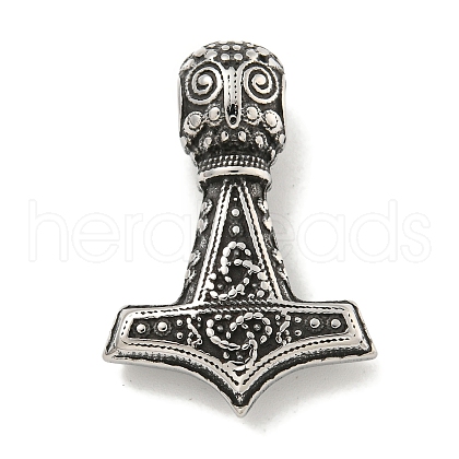 316 Surgical Stainless Steel Pendants STAS-E212-104AS-1