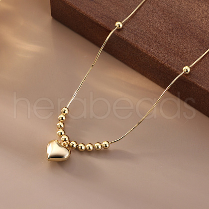 925 Sterling Silver Pendant Necklaces for Women NJEW-A048-01G-1