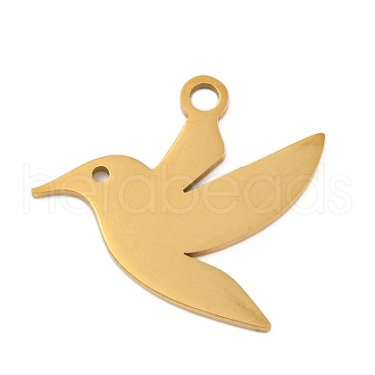Ion Plating(IP) 304 Stainless Steel Pendants STAS-B056-20G-02-1