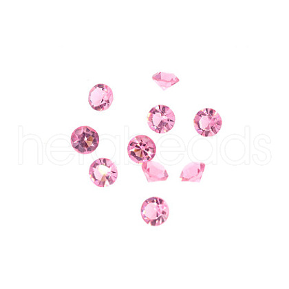 Glass Rhinestone Cabochons GLAA-TAC0005-3mm-10-1