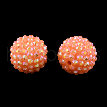 AB-Color Resin Rhinestone Beads RESI-S315-14x16-18-1