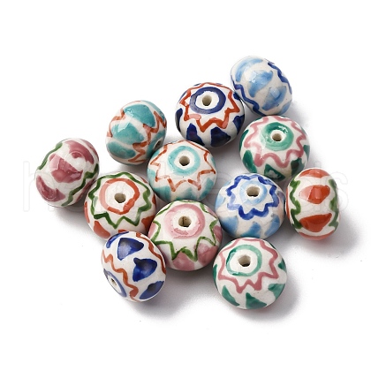 Handmade Porcelain Beads PORC-Q004-01-1