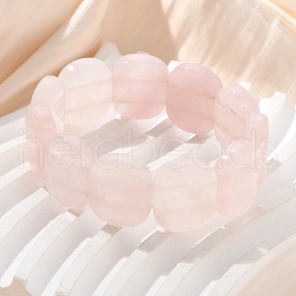 Handmade Lampwork Beaded Stretch Bracelets for Men Women BJEW-G738-01B-07-1