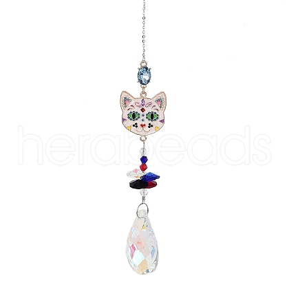 Alloy Hanging Ornaments HJEW-Q012-06F-1