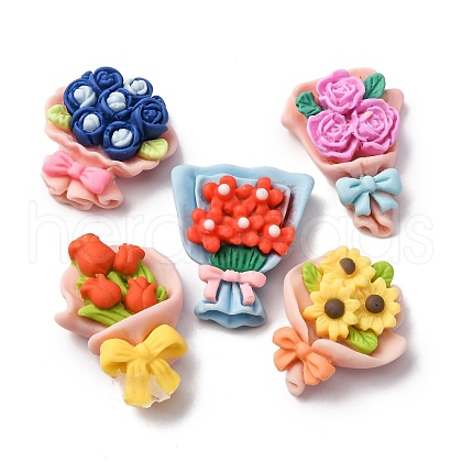 Opaque Resin Cabochons CRES-D311-02-1