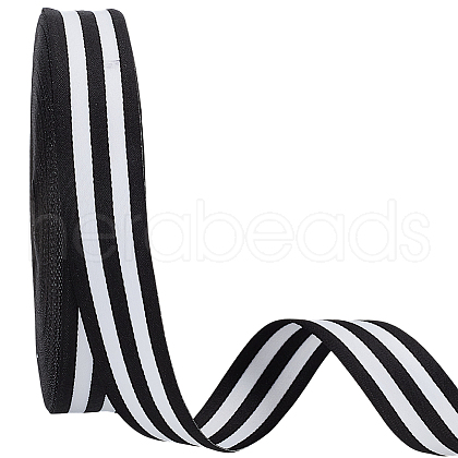 Polyester Striped Ribbons DIY-WH0580-13A-02-1