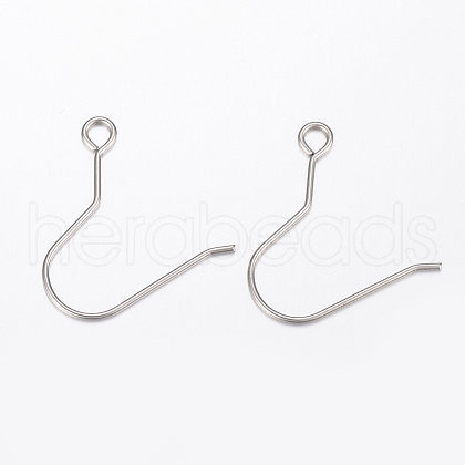 Tarnish Resistant 304 Stainless Steel Earring Hooks STAS-H434-48P-1