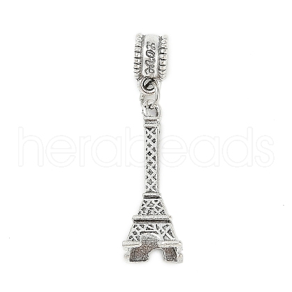 Rack Plating Brass European Dangle Charms KK-R200-02AS-02-1
