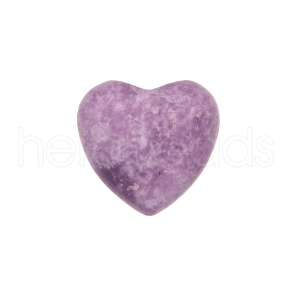 Natural Mauve Jade Heart Sculpture Display Decorations PW-WG48DEF-02-1