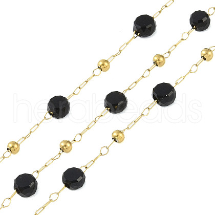 Ion Plating(IP) 304 Stainless Steel Chains AJEW-Q150-02G-02-1