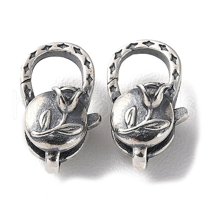 925 Thailand Sterling Silver Lobster Claw Clasps STER-D003-26AS-1