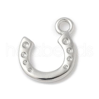 U-Shaped Brass Pendants KK-Q091-06P-1