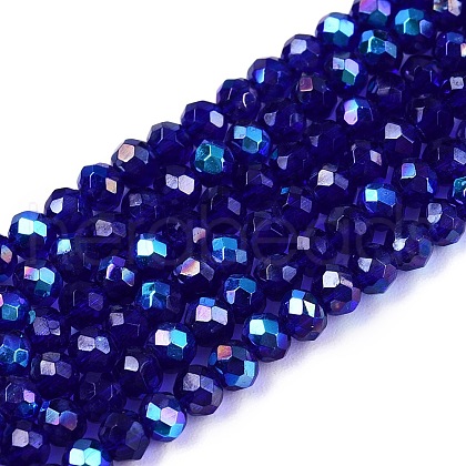 Electroplate Glass Beads Strands EGLA-A044-T2mm-L06-1