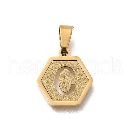 304 Stainless Steel Charms STAS-H227-01G-C-1