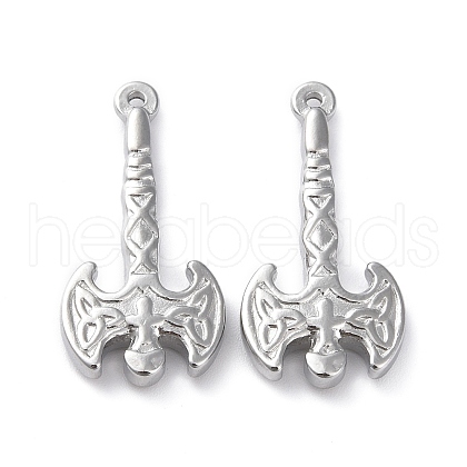 Non-Tarnish 304 Stainless Steel Pendants STAS-P324-25P-1