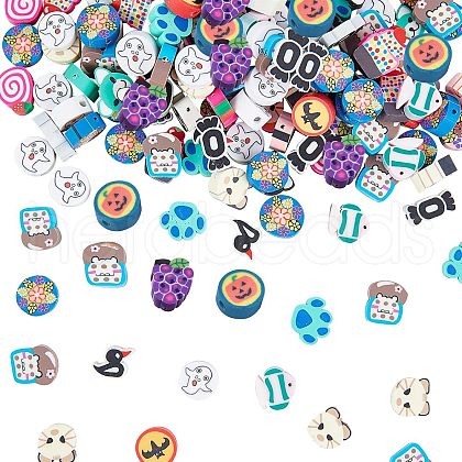 Handmade Polymer Clay Beads CLAY-NB0001-19-1